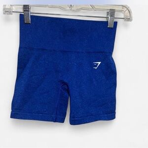 Gymshark Women's High-Waist Royal Blue Bike Shorts
